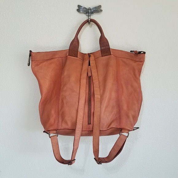 Free People Joey Distressed Convertible Backpack - Picture 3 of 12